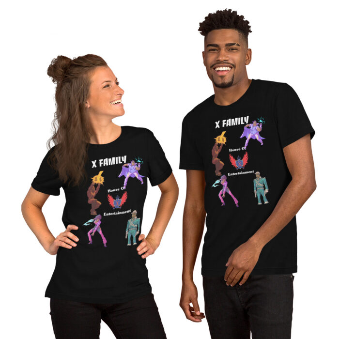 X FAM COMIC BOOK CHARACTER T-SHIRT - Image 2