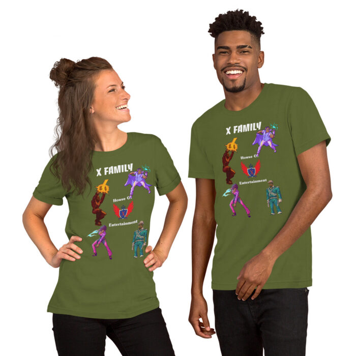 X FAM COMIC BOOK CHARACTER T-SHIRT - Image 5
